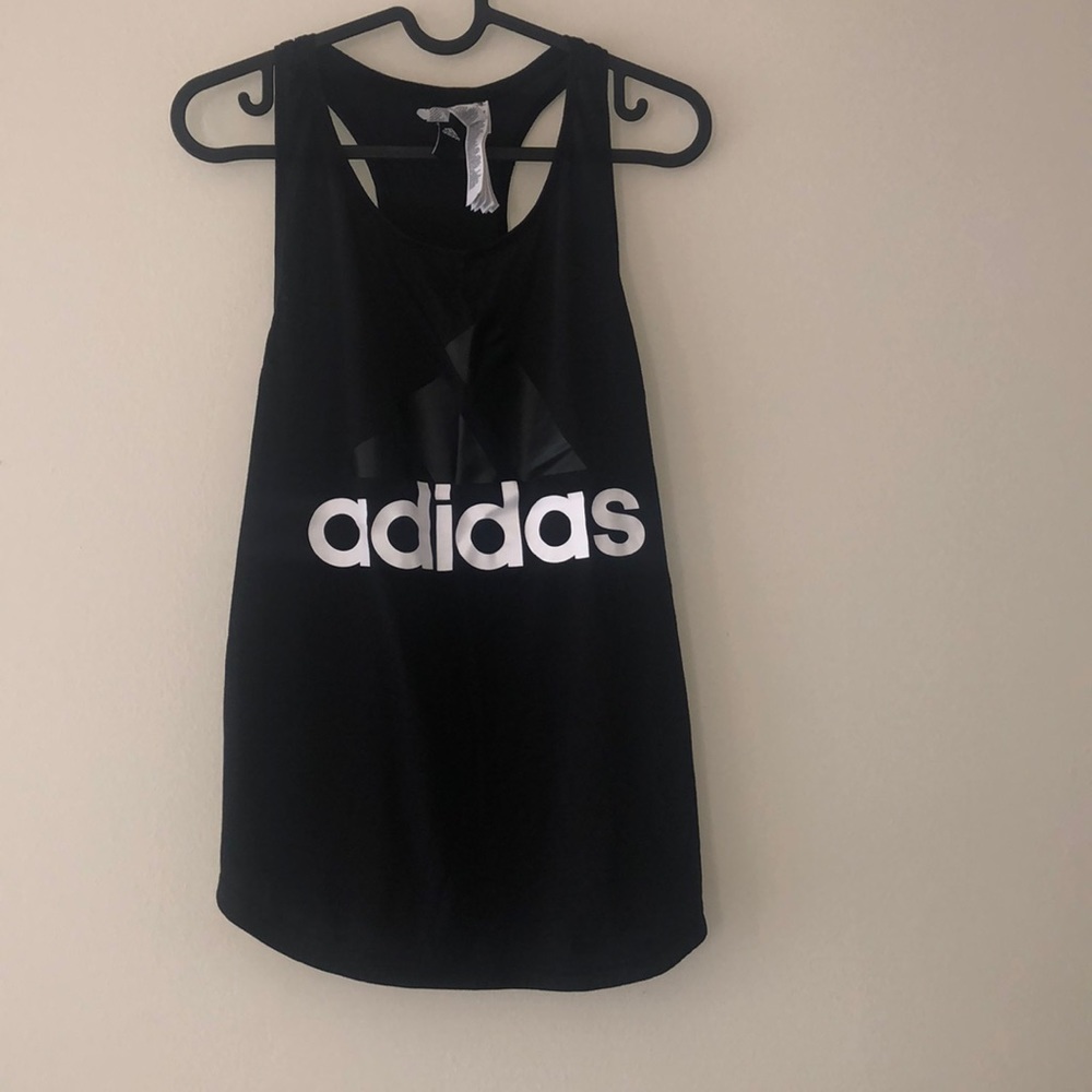 Black adidas tank top